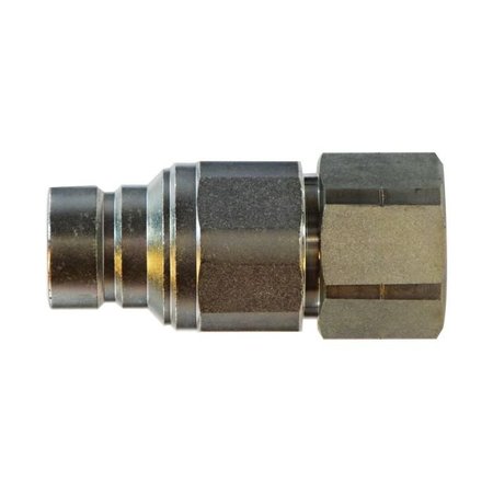 MIDLAND METAL Pipe Plug, Series FF Series, 38 Nominal, FNPT, 4000 psi Working, 18270 psi Burst, PTFE SealSteel FF38M